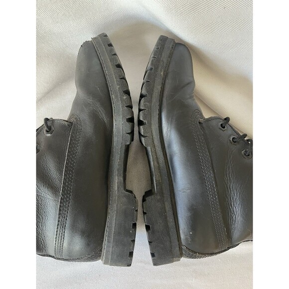 Timberland Work Boots, Women Size 6 Black Leather Lace Up, The Toughest Workboot - Picture 10 of 12